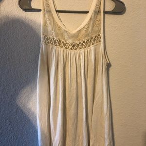 White Altar’d State Tank with Detailing
